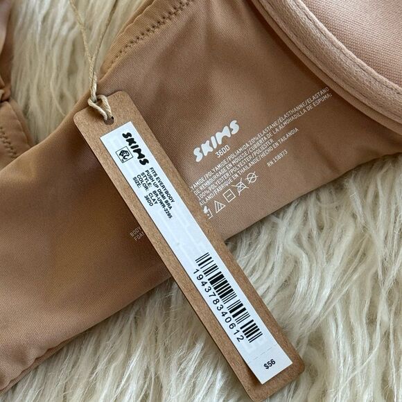 Skims Fits Everybody Push up Bra Clay Size 36DD - Picture 7 of 7